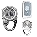 Dakota Digital Clip, Alarm, Stopwatch, Timer and Dual Time, Fob and Pocket Watch, Outdoor Gifts for Men and Women, Tactical Digital Clip on Watch