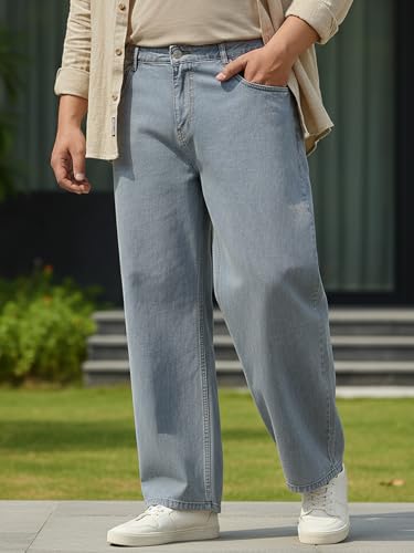 Image of Urbano Plus Men's Loose Mid Rise Jeans