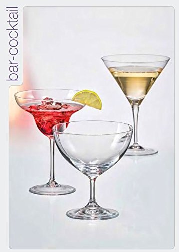 Bohemia Eisbecher Kristall Bar-Cocktail - 4 x 340 ml NEU & OVP Original