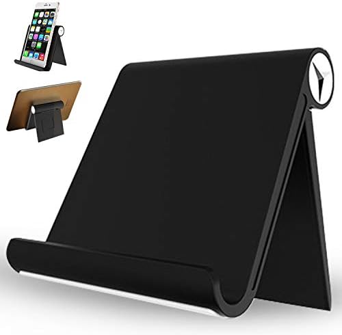 LNBEI Multi-Angle Portable Stand for Tablets, E-Readers and Smartphones – Black