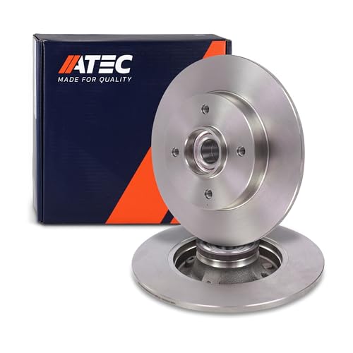 Disques de frein arrière 249 mm complets ATEC kit roulement de roue essieu arrière