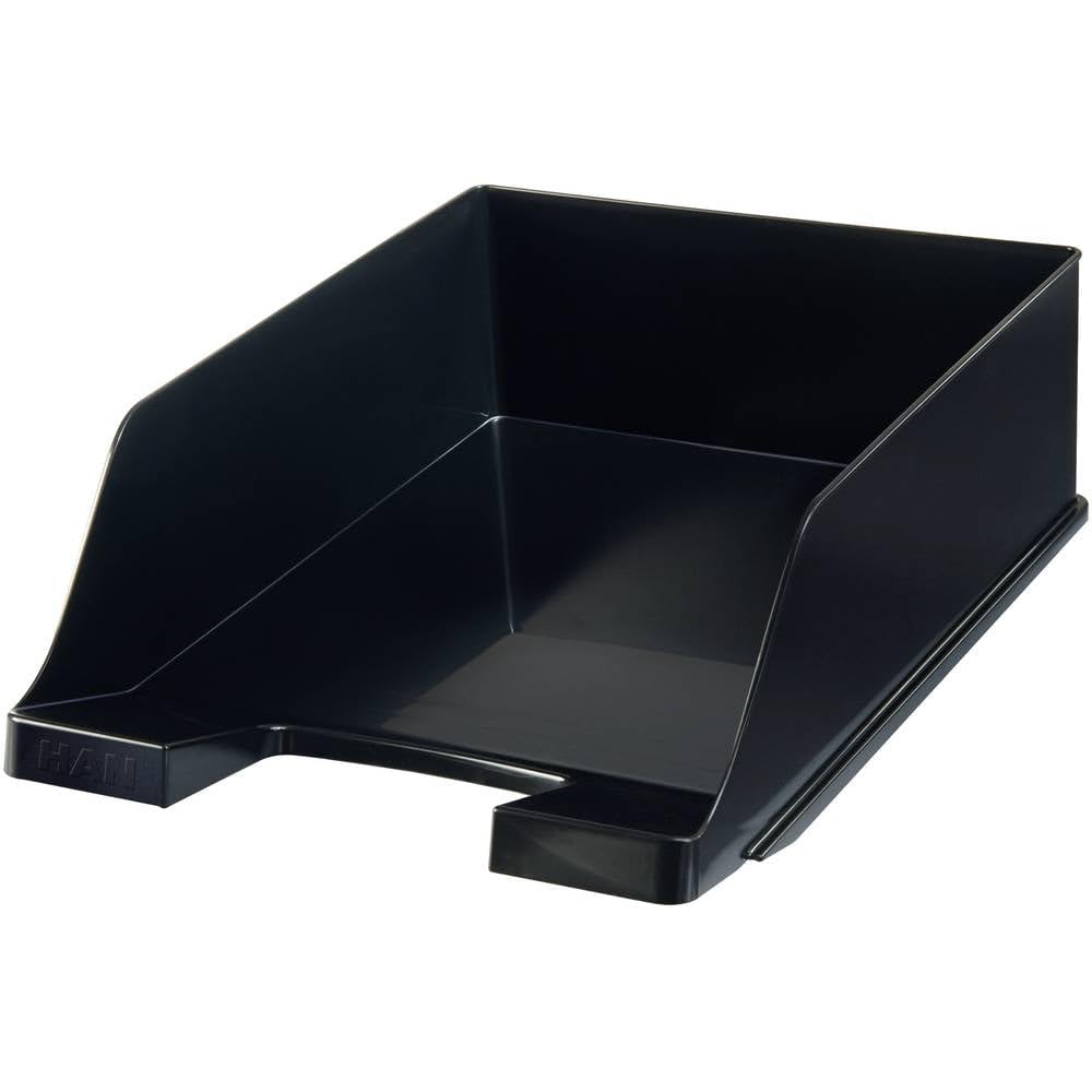 Han XXL 255 x 348 x 105mm C4 Size Deep Sided Letter Tray - Black