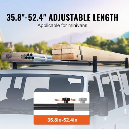 Barres de toit rails pour support d'échelle de toit fourgon en acier - 5