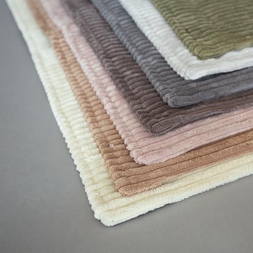 Knuffelwuff Hundedecke Timor 120x80cm Khaki - Bequeme und Pflegeleichte Liegedecke aus weichem Cord - waschbar - für große, mittelgroße und kleine Hunde