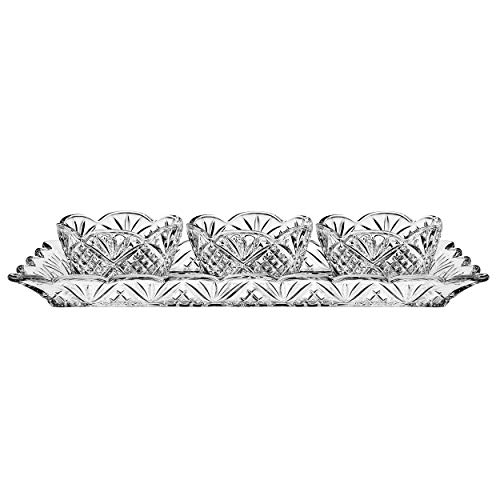 Godinger 25570 Dublin 4-Piece Relish Server Serving Tray Set thumb #2