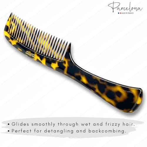Peines profesionales Parcelona pack 2 22.25 cm amarillo miniatura 6