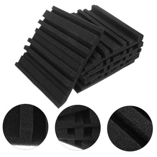 Abaodam 6pcs Paneles Acústicos Insonorizantes de Alta Densidad Ignífugos para Aislamiento Acústico para Estudios de Grabación, Teatros en Casa y Oficinas miniatura 2