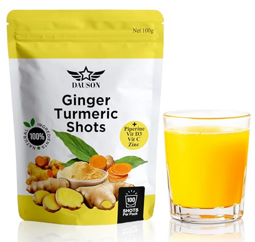 Ginger-Turmeric-Supplements-with-Piperine-Orange-Vitamin-C-Vitamin-D3-Zinc-Ginger-Turmeric-Shots-for-Joint-Heart-Brain-Gut-Skin-Health-100-Servings-Ayurvedic-Powder