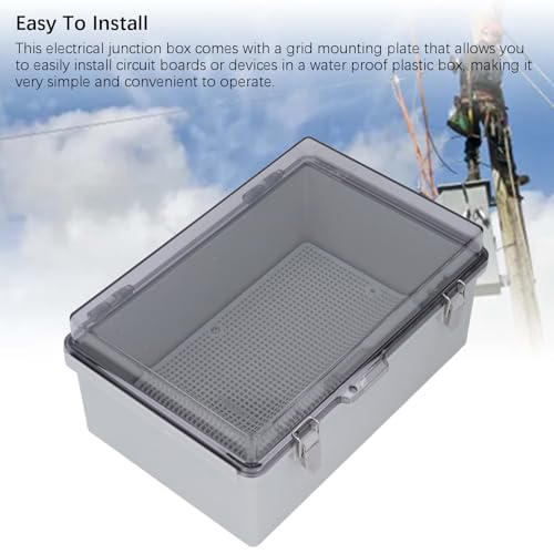 Boîte électrique extérieure IP67 étanche avec couvercle transparent - 4