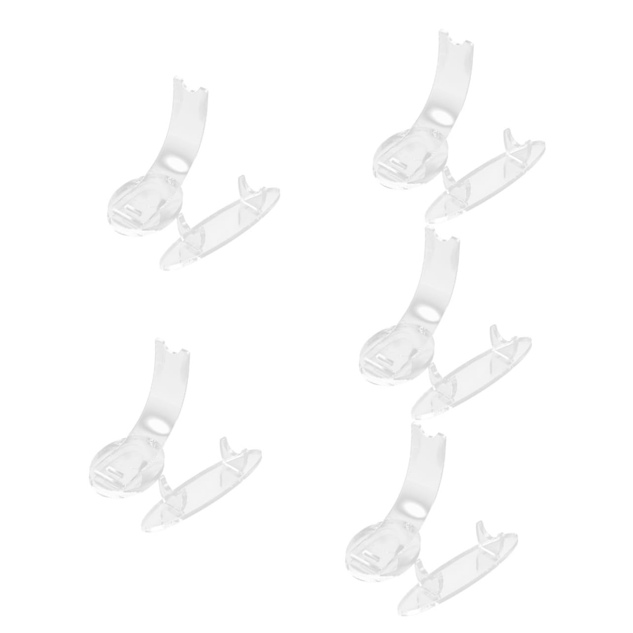 Operitacx 10pièces Support De Présentation Acrylique Pour Stylo Et Pinceaux De Maquillage Organisateur De Bureau Transparent