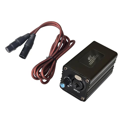 Amplificateur de micro dynamique résout le problème de souffle avec câble XLR de 2m