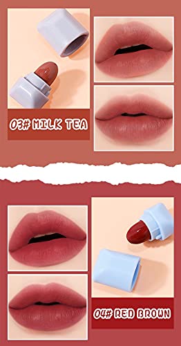 8-Pcs-Mini-Candy-Matte-Lipstick-Set-Velvet-Lipstick-Set-Nonstick-Cup-Easy-To-Color-Long-lasting-Waterproof-Swab-Lipstick-Makeup-Gift-Set SURORAIN 8 Pcs Mini Candy Matte Lipstick Set Velvet Lipstick Set Nonstick Cup Easy To Color Long-lasting Waterproof Swab Lipstick Makeup Gift Set