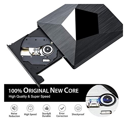 Reproductor DVD USB3.0 Externo CD DVD Portátil Negro miniatura 2