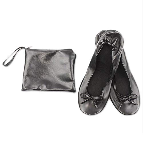 Warehouseshop - Ballet Mujer, Color Negro, Talla 37 1/3