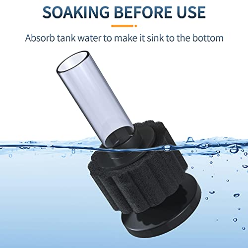 Pawfly UL606 Aquarium Nano Bio Sponge Filter Quiet Betta Fry Shrimp Foam Filter Kit With Airline Tubing For Small Fish Tank Up To 3 Gallon thumb #6