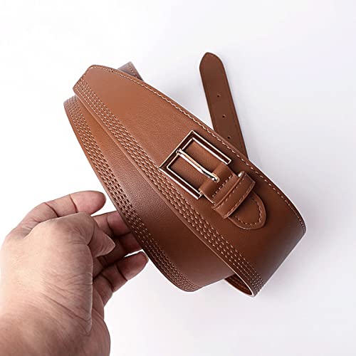 belt,belts for women, Ladies Wide Belt Leather Gold Pin Buckle Belt Irregular Design Dress Coat Belt4