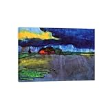 SDYSKKUG Emil Nolde Kunstdruck Leinwandbilder. Berühmte 