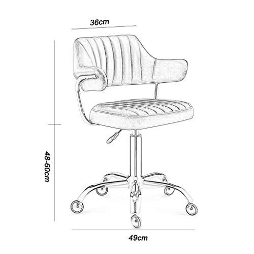 Chaise d'ordinateur et bureau jaune réglable 48-60cm MU - 3