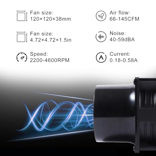 Ventilateur d'échappement anti-odeur pour impression 3D et laser - 2
