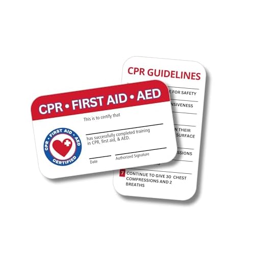 CPR and First Aid Certification Cards Pack