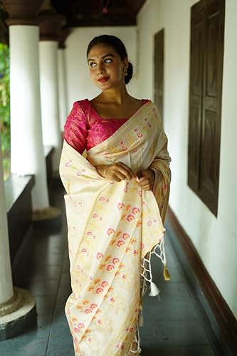 Image of Avantika Fashion Women's Kanjivaram Soft Semi Silk Banarasi Sarees With Blouse Piece.