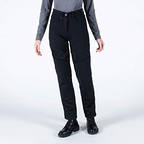 Knox Urbane Pro - Pantalones de motocicleta para mujer, negro, XL