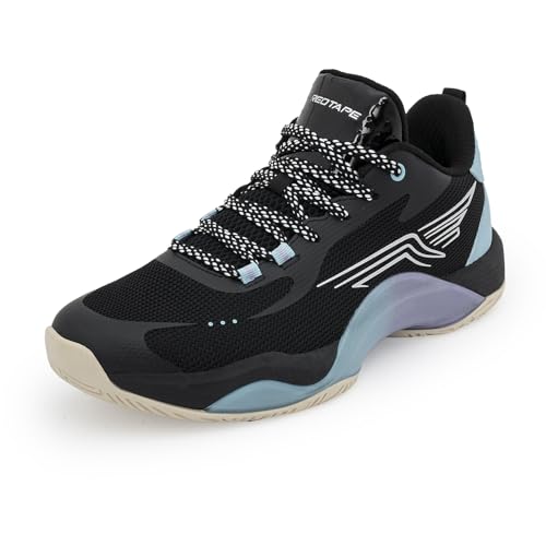 Image of Red Tape Men's Sneakers Blue White Mesh Pu Round Toe Lace-Up