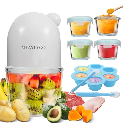 Baby Food Maker & Food Processor, Upgraded 14-in-1 Baby Food Blender, Puree Maker, Puree Grinder for Fruit, Veggies, Meat, Baby Feeding Essentials, Shower Gifts Set