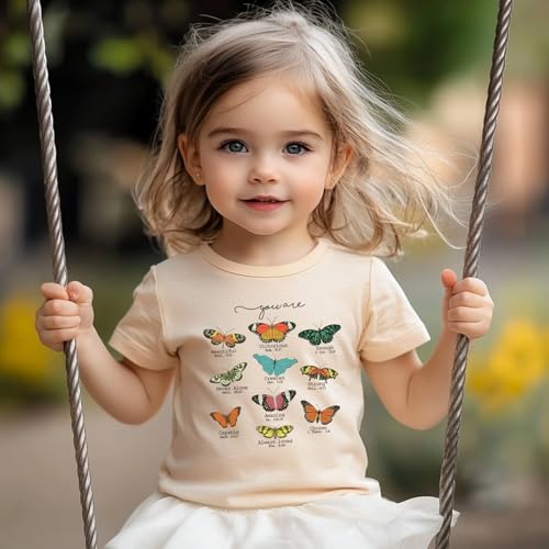 Image of T Shirts for Boys Toddler Girls Dino Types of Dinosaurs Kids Retro Tshirt Kids Summer Tee Tops 2-7 Years