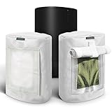 White 600D Weatherproof Speaker Cover Custom Fit for Sonos Move Bluetooth Speaker with SoundFlap