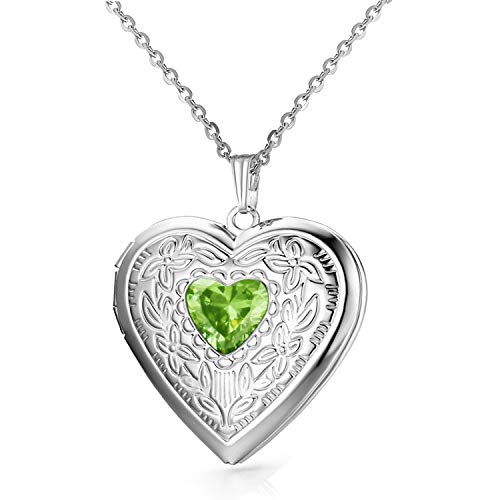 YOUFENG Jewellery Mujer Hombre Unisex Niños acero inoxidable corazón multicolor Cubic Zirconia Cover