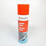  2 x Würth aerosol de silicona transparente (4011231893978 500 ml lubricante spray para desmoldar