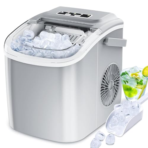 Kleine Eiswürfelmaschine Kompakt Eiswürfelmaschine Selbstreinigend...