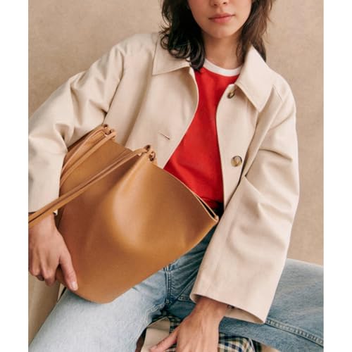 Songling Womens Long Trench Coat Single Breasted Oversized Windproof Trendy Fall Jacket Outerwear Coats3