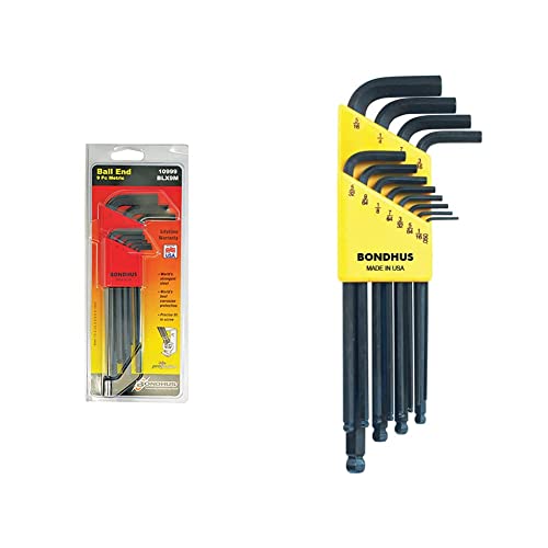 Bondhus 10999 Set brugole con testina rotante, 9