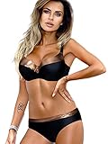 Good Times Bikini Set mit Bügel Push Up Zweiteiliger Badeanzug Bademode Strandkleidung Swimsuit