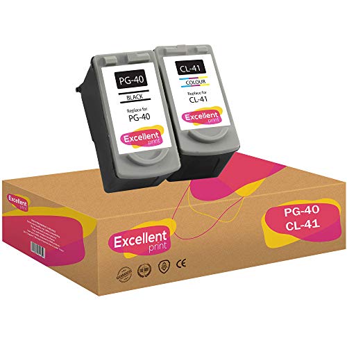 Excellent Print PG-40 CL-41 Compatible Ink Cartridges for Canon Pixma MP470 MX300 iP1600 iP1800