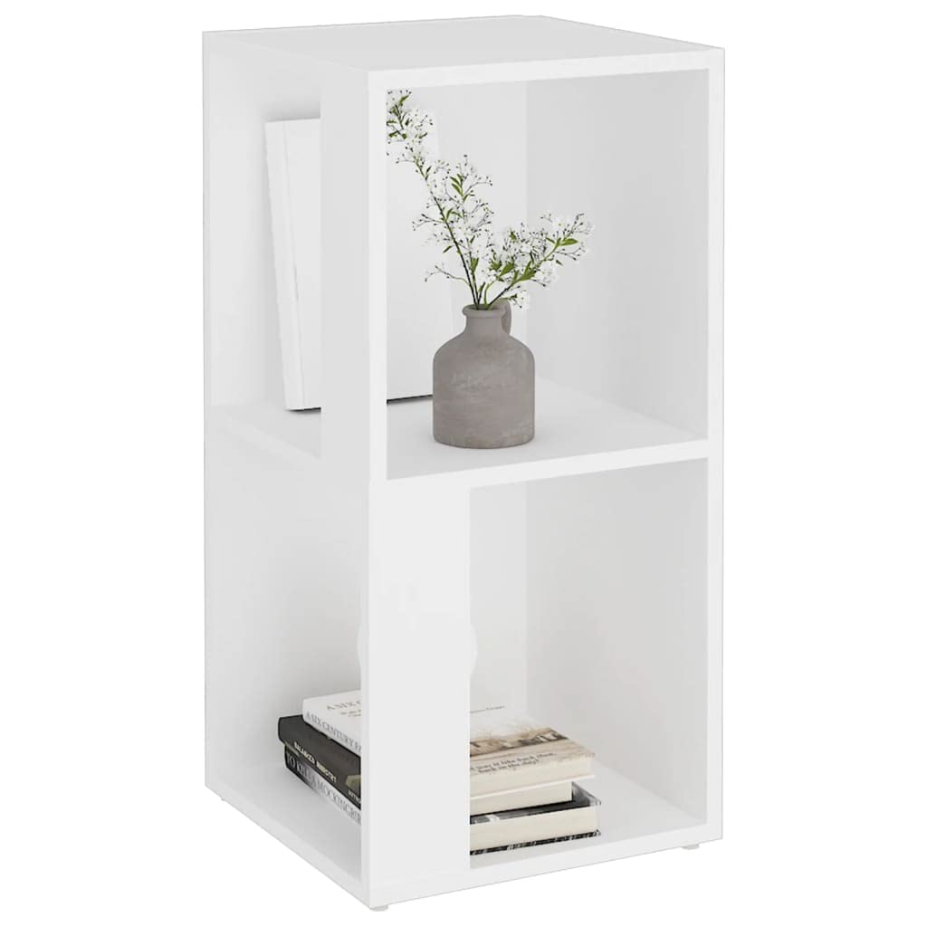 Armadio ad angolo, vetrina, armadietto da ufficio, aperto, per aziende, ufficio, scuola, soggiorno, camera da letto, bianco, 33 x 33 x 67 cm
