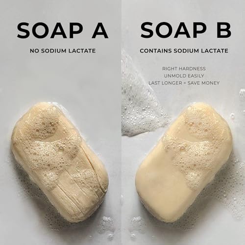 Image of SODIUM LACTATE for Soap Making & Lotions | 60% USP Pure Natural Preservative | Harder Bar of Soap, Bigger Yield, Faster Cure Time, Provides Moisture | 32 oz