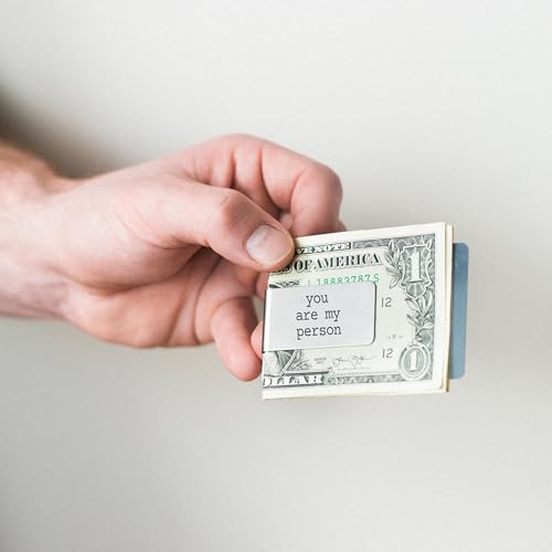 You Are My Person Money Clip, Stainless Steel Money Clip, Valentine's Day Gift for Husband, Anniversary Gift for Boyfriend, Birthday Gift for Him4