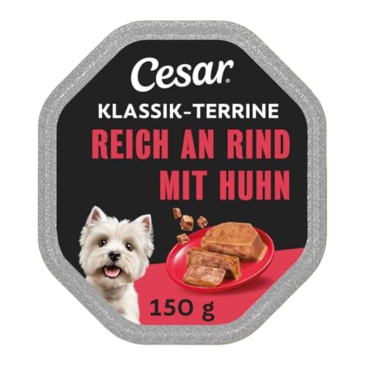 Cesar Hundefutter mit Rind und Leber
