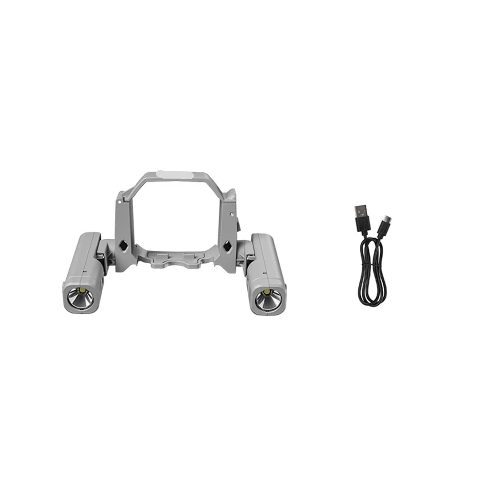 Kompatibel mit DJI Mini 4 Pro – LED-Suchscheinwerfer, Taschenlampe mit Nachtflugsignal und Doppellicht, Drohnenzubehör,Ersatzteile austauschen.
