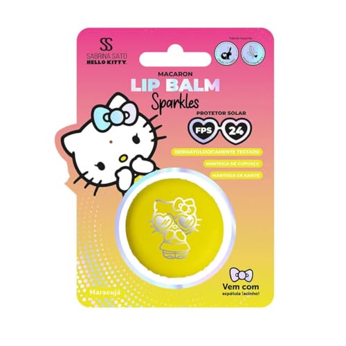 Cia Beauty - LipBalm Macaron Maracujá Sabrina Sato Hello Kitty