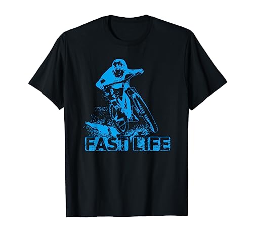 Abbigliamento da downhill perfetto per ogni mountain biker, freeride ed enduro per il prossimo downhill trail da fare a pezzi. Abbigliamento da MTB o da ciclismo. Divertente regalo di compleanno o di Natale per un mountain biker.