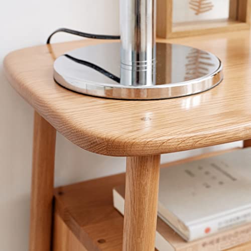 Petite table à thé en bois pour optimiser l'espace d'un canapé ou chevet de lit