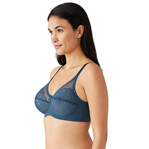 Image of Wacoal Women's Retro Chic Unlined Mesh Full Coverage Underwire Bra, 855186