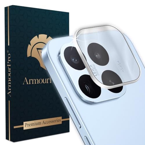 Image of ArmourPro Camera Lens Protector for Xiaomi 17T Tough HD Individual Aluminum Alloy Rings 9H Camera Cover, Scratch-Resistant,Camera Lens Protection| Silver, 1 Pack