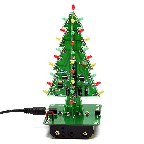 Gikfun3D Christmas Tree Led DIY Kit Flash Circuit LED EK1719U