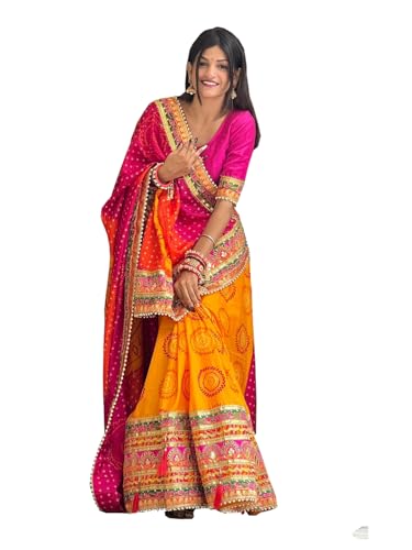 arriva fab Women's Soft Pure Chiffon With Colourful Embroidery He...