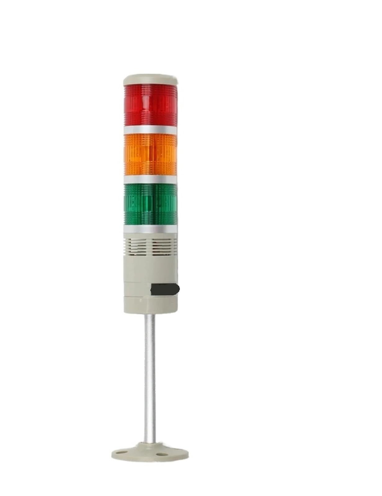 Industrial Multilayer Stack Light Multi-Layer LED Signal Alarm Caution Light for Machinery Alarm lamp 3 Layer Tower(24V Flash-Sound)